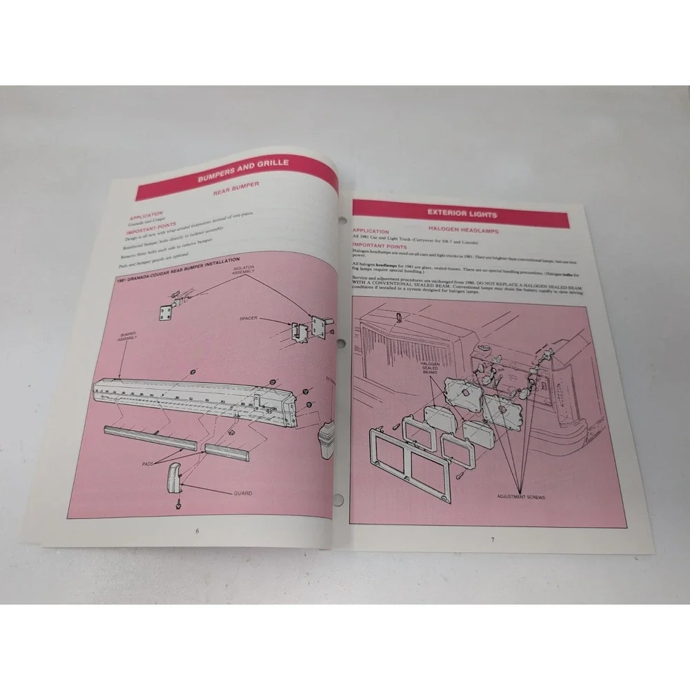 1981 Ford Car Light Truck Body Electrical Climate Control Technician Manual‎